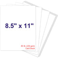 White Cardstock 8.5 x 11, 230gsm Cover Cardstock Paper, 85 Lb Heavy Card Stock for Printer, Card Stock Paper for Invitations, Scrapbooking,