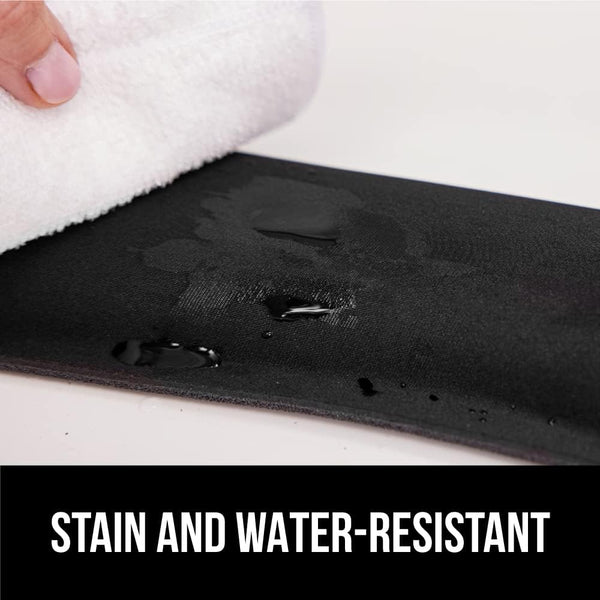 GORILLA GRIP Silky Gel Memory Foam Wrist Rest for Computer Keyboard, Mouse, Ergonomic Design for Typing Pain Relief, Desk Pads Support Hand and