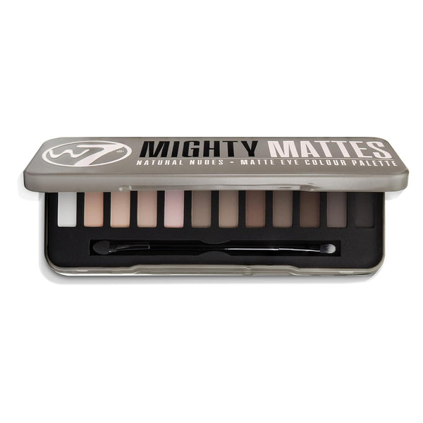W7 Mighty Mattes Eyeshadow - 12 Matte Nude Colours Ã¢ÂÂ Flawless & Natural Long-Lasting Makeup Palette