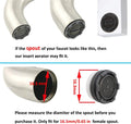 1.2GPM Faucet Replacement Part Insert Filter, Restrictor Aerator, 16.5mm/0.65Inch, 4 Pack 4PCS-16.5mm/0.65Inch
