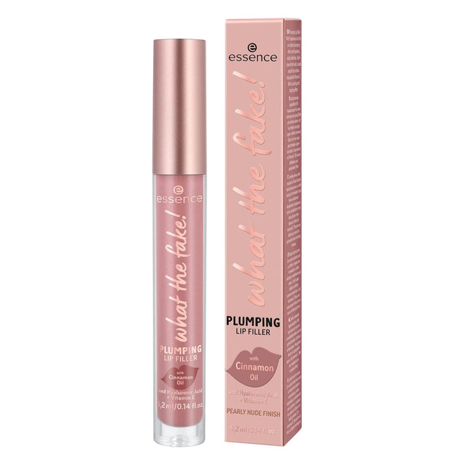 essence | What the Fake! Plumping Lip Filler | Volumizing Lip Gloss Made With Hyaluronic Acid and Vitamin E | Vegan & Cr