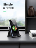UGREEN Cell Phone Stand for Desk Phone Holder Foldable Portable Adjustable Compatible with Iphone 16 15 14 13 Pro Max, Iphone 12 11 plus SE XS XR