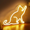 Cat LED Neon Sign Neon Light USB Powered Night Light, 3D Wall Art Decor Neon Signs For Bedroom Living Room Decor lamp Holiday Gift for Children