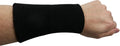 Sweatbands Sports Wristbands for Men and Women - 6 inch Elastic Athletic Wrist Bands for Tennis, Basketball, Running, Working Out black