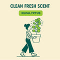 Aunt Fannie'S Ultra Concentrated Floor Cleaner Vinegar Wash, Multi-Surface Floor Cleaner for Mopping, Makes 16 Gallons, Eucalyptus Scent, 32 Oz.