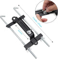 Premium Adjustable Battery Hold down for Tray, Universal Adjustable Battery Crossbar with J Bolt, Fit for SUV Car, Good Contact, Corrosion
