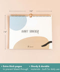 Lamare Habit Tracker Calendar and Food Journal for Women â Goal Setting, Wellness Planner, Meal Planner, Fitness Tracker, Weight Loss Journal,