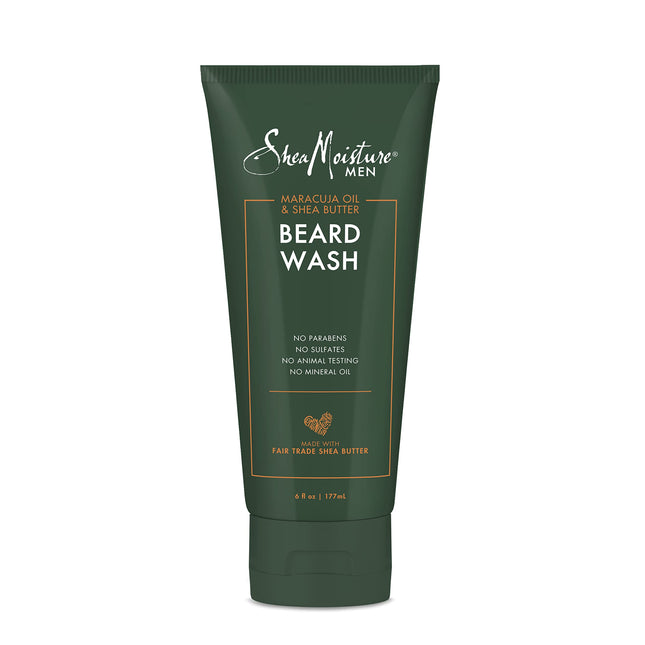 Sheamoisture Beard Wash for Full Beards - Maracuja Oil & Shea Butter to Deep Cle