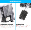DaToo Aquarium Hang On Filter Small Fish Tank Hanging Filter Power Waterfall Filtration System DTXP-03B (3 to 10 gallons)