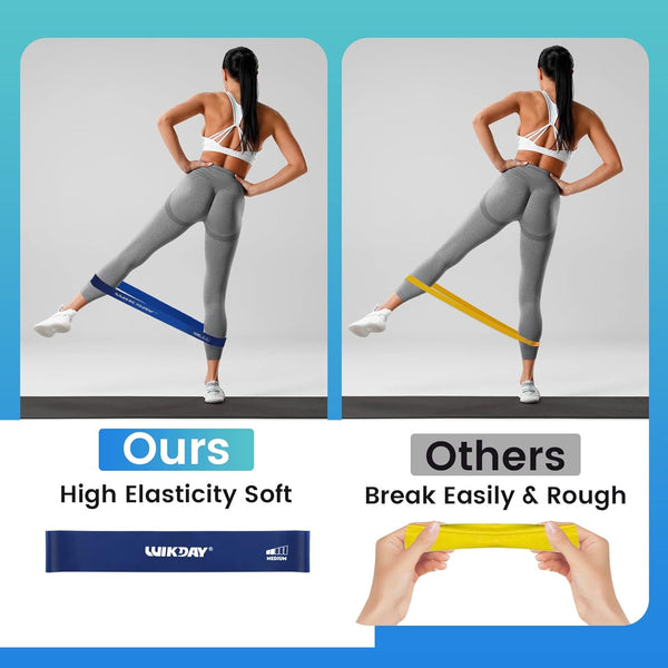 Resistance Bands for Working Out Exercise Loop Bands Workout Bands Set for Men Women Body Stretching, Crossfit Training, Home Workout, Physical