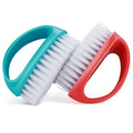 Cobee 2 Pack Hand Nail Brush for Cleaning Fingernails Durable Stiff Bristles Nail Scrub Brush Cleaner with Handle Heavy Duty Deep Nail Cleaning