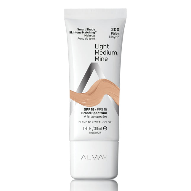 Almay Skintone Matching Foundation, Smart Shade Face Makeup, Hypoallergenic, Oil Free-Fragrance Free, Dermatologist Test