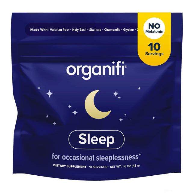 Organifi Sleep - Sleep Support with Valerian Root, Lavender, GABA and L-Theanine