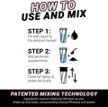 HELIMIX 1.5 Vortex Blender Shaker Bottle Holds Upto 20Oz | No Blending Ball or Whisk | USA Made | Portable Pre Workout Whey Protein Drink Shaker