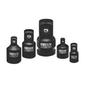 NEIKO 30249A 5 Piece Impact Socket Adapter Set, Standard SAE, 1/4, 3/8, 1/2" Cr-V Steel Impact Driver & Wrench Conversion Kit Socket Reducer,