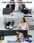 Iphone Wireless Charger Fast Charging 3 in 1, Wireless Charging Station for Iphone/Iwatch/Airpods, Portable Cell Phone Charging Stand for Multiple