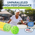 Outdoor Pickleball Balls USAPA Approved for Tournament Play 6 12 48 Packs Durable 40-Hole Design Ideal for All Skill Levels Pickleball Accessories