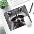 IBILIU Mouse Pad Cute Raccoon,Wildlife Animal Gray Raccoon Portrait Rectangle Mousepad Non-Slip Rubber Base Computer Mouse Pad for Laptop, Office,
