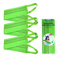 X (3 Pcs) Long Exfoliating Back Washcloth Bath Wash Towel Korean Italy Towel