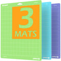Cutting Mats for Cricut Maker 3,Explore 3,Maker,air 2,12x12 inch Standard+Light+Strong Grip 3 Mats Xinart 12x12" Variety Adhesive Replacement Cut