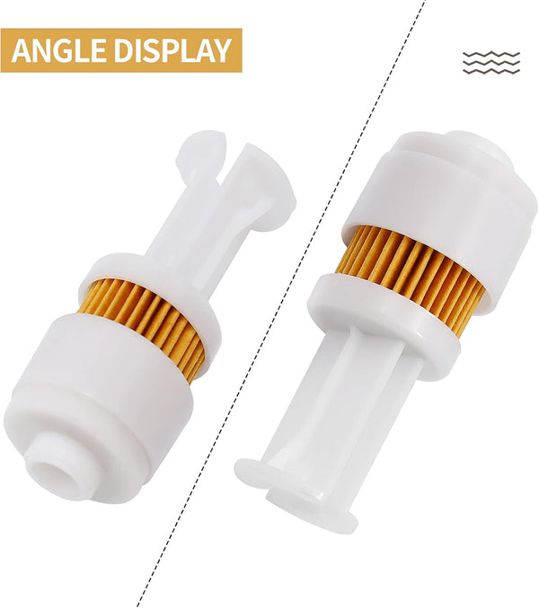 Hoypeyfiy 2 Pack 65L-24563-00-00 Fuel Filter Element Replacement, Marine Outboard Fuel Filter Compatible with Yamaha F150 F200 F225 SX250, Mercury