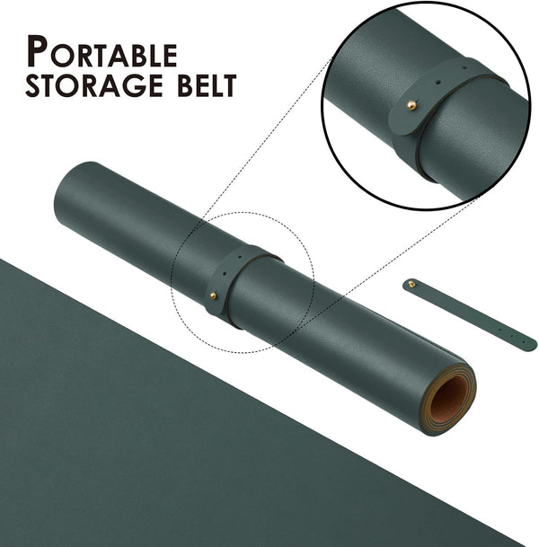 Cork Desk Mat - Dual-Sided Desk Pad for Office and Home - Desk Organization and Accessories - Ideal for Large Mouse Pad and Desk Mats on Top of