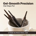 CLIO Extreme Gelpresso Pencil Eyeliner, Gel Smooth Waterproof Formula, One Swipe High Pigment Color, Smudge Resistant Long Wear, Creamy Glide,