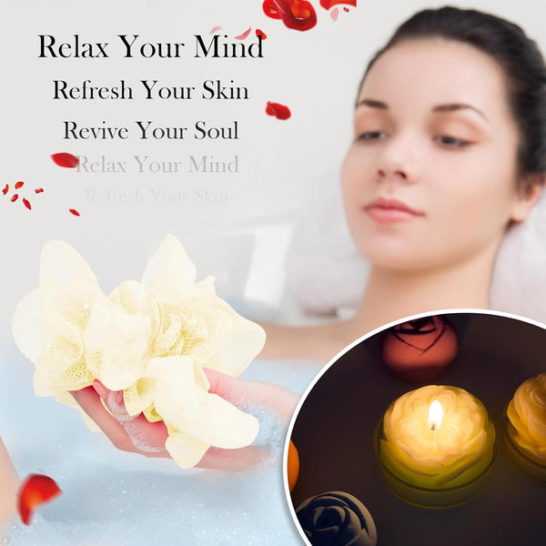 Bath Bombs for Women - 30 Pcs Handmade Natural Essential Oils Rose Bath Bombs, Home Spa Fizzies Bubble Bath, Birthday Gifts for Women Her Self