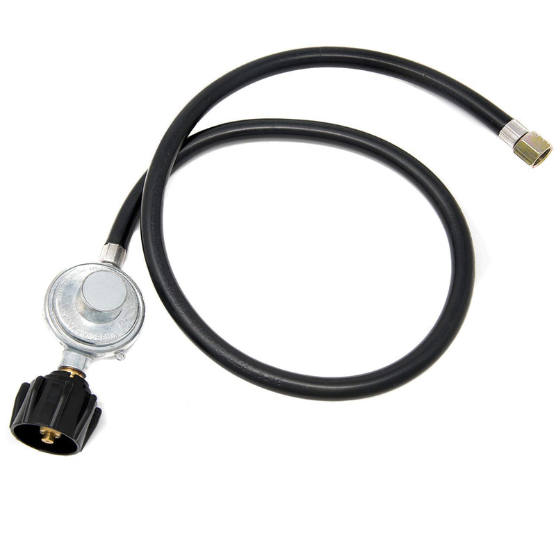 GasOne Propane Regulator 3 Feet Universal QCC1 Grill Replacement with 36 inches hose for Most LP Gas Grill, Heater and Fire Pit Table, 3/8" Female