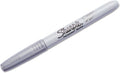 Sharpie Metallic Permanent Markers, Fine Point, Silver, 4 Count - For Black Paper or Dark Surfaces, Arts & Crafts, Posters 1 Count (Pack of 4)