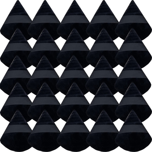 GXXMEI 30PCS Powder Puff Face Soft Makeup Sponge, Triangle Powder Puffs for Loos