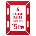 Command 15 Lb & 10 Lb Large and Medium Picture Hanging Strips 28 Assorted Pairs (56 Command Strips), Damage Free Hanging Picture Hangers, Great