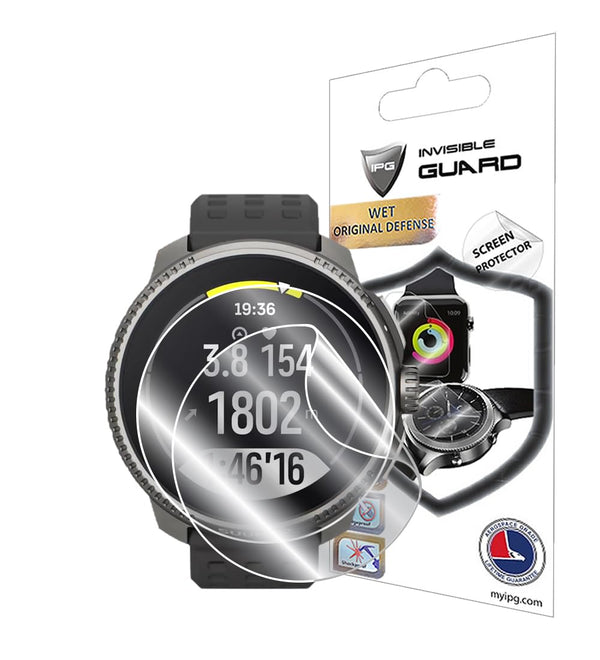 IPG for Suunto Watch Race Hydrogel Screen Protector (2 Units) Invisible HD Clear Film Anti Scratch Guard-Smooth/Self-Healing/Bubble for Race