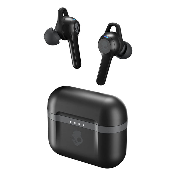 Skullcandy Indy Evo In-Ear Wireless Earbuds, 30 Hr Battery, Microphone, Works with Iphone Android and Bluetooth Devices - Black