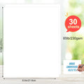White Cardstock 8.5 x 11, 230gsm Cover Cardstock Paper, 85 Lb Heavy Card Stock for Printer, Card Stock Paper for Invitations, Scrapbooking,