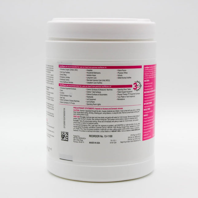 Caviwipes - Disposable Germicidal Cleaner & Healthcare Disinfecting Wipes, 160 C