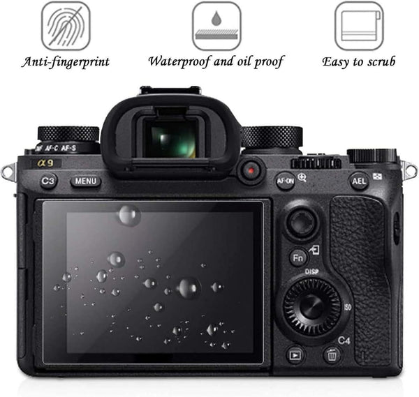 PCTC 3 Packs Screen Protector Compatible with Sony alpha 1 a7II A7III a7SII a7SIII a7RII a7RIII a7RIV RX100VII RX100VI RX100V RX100IV RX100M2