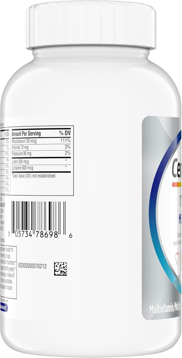 Centrum Minis Silver Multivitamin for Men 50 Plus, Multivitamin/Multimineral Supplement, Vitamin D3, B-Vitamins and Zinc, Non-GMO Ingredients,