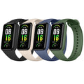 Meliya Bands for Amazfit Band 7 Straps, 4-Pack Soft Silicone Sport Replacement Bracelet Strap for Amazfit Band 7 Fitness & Health Tracker Women
