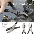 Amazon Basics Pliers Set, Hand Tools for Precision, Set of 4, Black and Silver