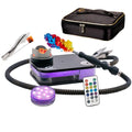 Flat Hookah, Box Hookah Machine Shisha Hookas Book Design Personal Hookahs | Acrylic Portable Hookah Set For Travel Hookahs With Everything -