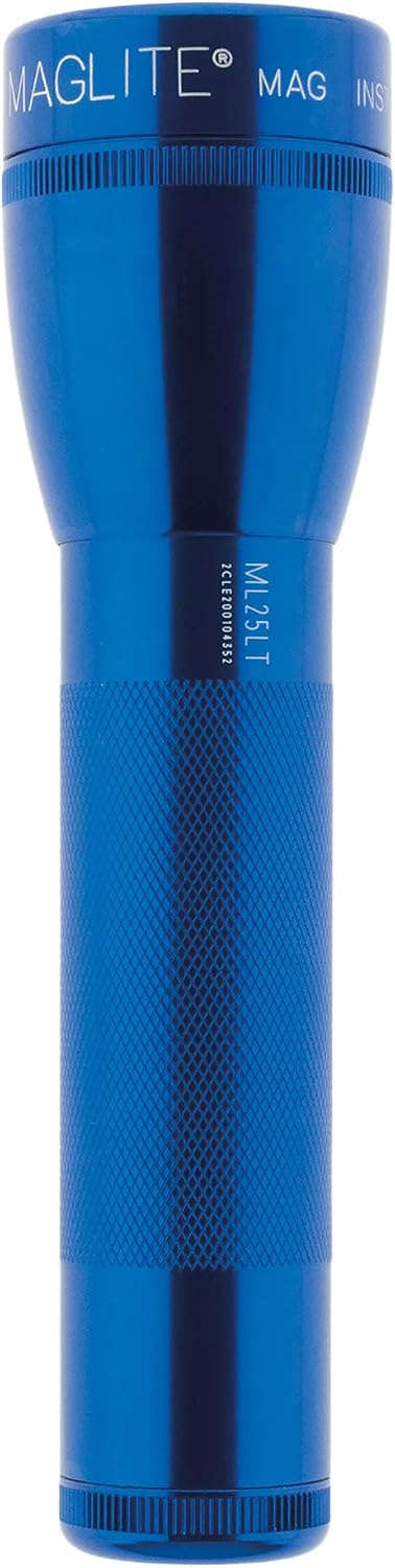 Maglite ML25LT LED 2-Cell C Flashlight, Blue Blue 2-C Cell