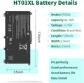 HT03XL L11119-855 Laptop Battery for HP Pavilion 14-CE 14-CF 14-DF 15-CS 15-DA 15-DB 15-DW 17-by 17-CA Series 15-CS0053CL 15-DW0033NR 15-DA0014DX