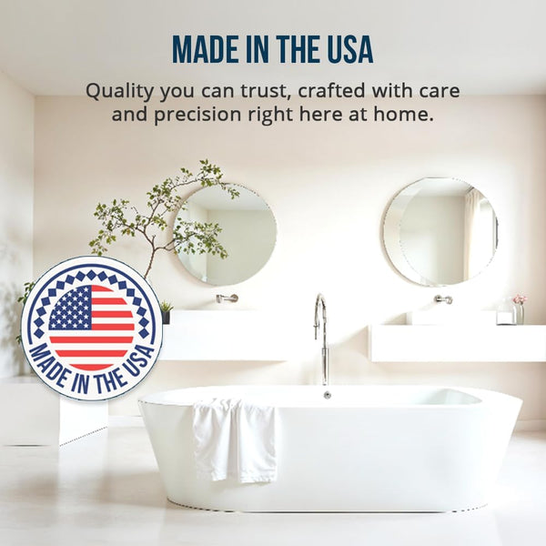 Ekopel Bathtub Refinishing Kit - Made in The USA - Odorless Tub and Tile Reglazing - Most Durable Never Peel Tub Paint Coating - Pour On Touch Up Size