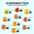BEI CAI Tea Bags Sampler Assortment Box (50 Count) 10 Different Flavors,Perfect Variety Individually Wrapped Tea Bag,Perfect for Hotels, Offices,