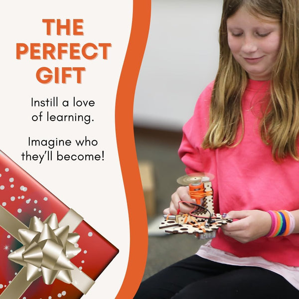 STEM Kits for Kids Age 8-10 | Inventors Kids Science Kit, Robot Building, and Engineering with Electricity Circuits | Coolest DIY Toys and Best
