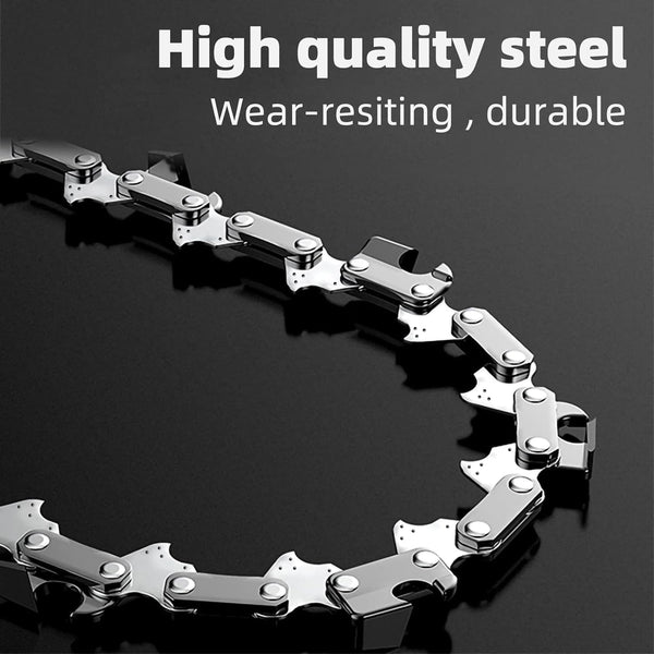 4 Pack 14 Inch Chainsaw Chain 52 Drive Links, .050" Gauge, 3/8" LP pitch, 14-Inch Replacement Chainsaw Chains Low-Kickback Fits Craftsman, Echo,