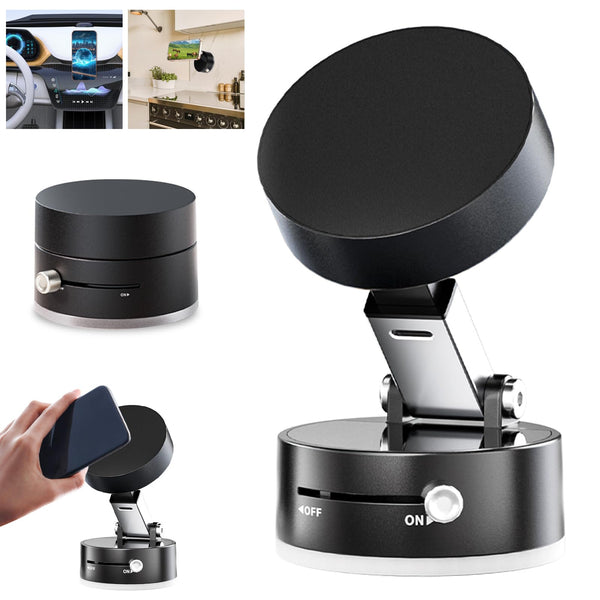 Vacuum Magnetic Phone Holder Updated Suction Cup Phone Mount Foldable Multi-Scenario Application 360° Adjustable Magnetic Phone Holder for