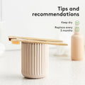 Virgin Forest Bamboo Toothbrushes 10pk, Soft Biodegradable BPA Free Eco Oral Care Soft bristles（10）