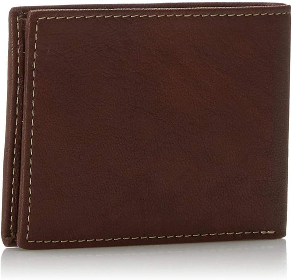 Timberland Men'S Blix Slimfold Leather Wallet, Brown, One Size